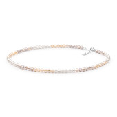 Colier perle naturale multicolore si argint DiAmanti 222-63-G